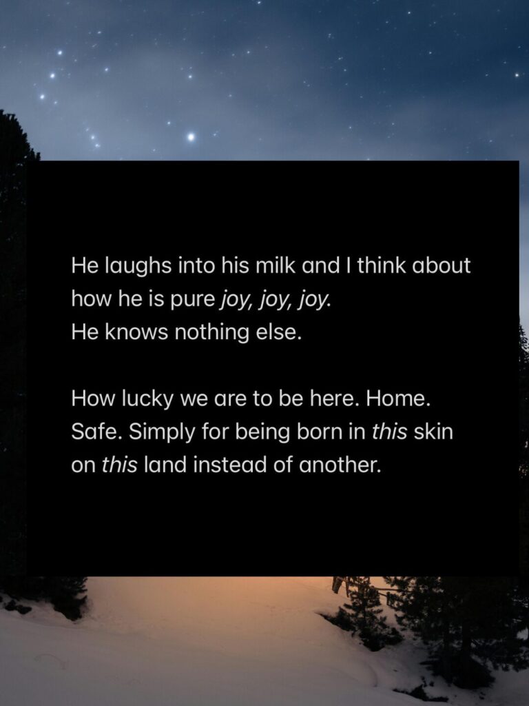 Slide 2 of the poem in visual format
