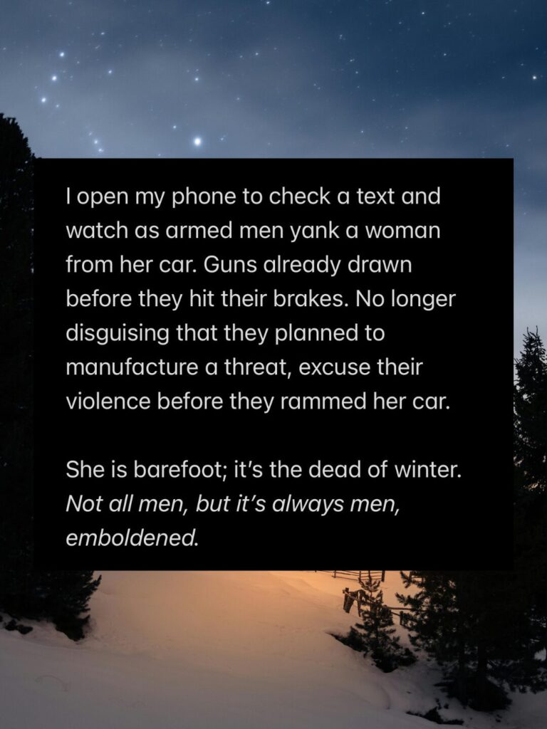 Slide 3 of the poem in visual format